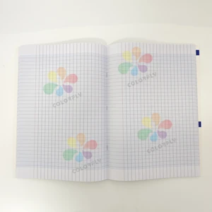 Custom Logo Exercise Book Factory Wholesale A4 Saddle Stitch Binding OEM School Notebook 200Pages Cahier Scolaire Book for Sale