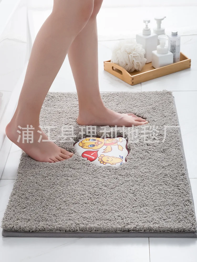 Thickened Cartoon Floor Mat Anti-skid Water Absorption Bathroom Mat Kitchen Living Room Floor Mat details