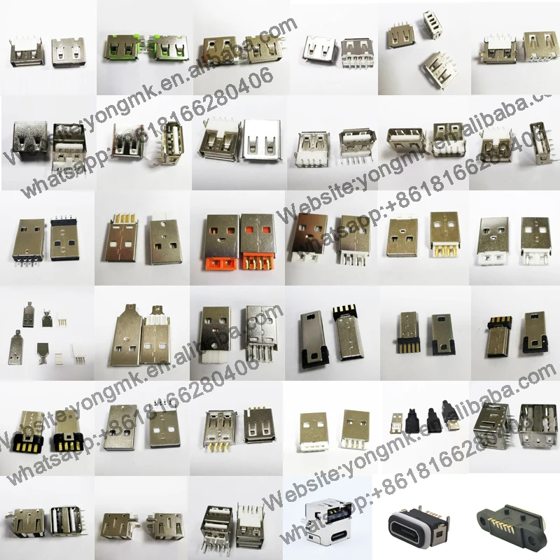 
Заводской разъем USB 3,1 Type C с металлическим корпусом 