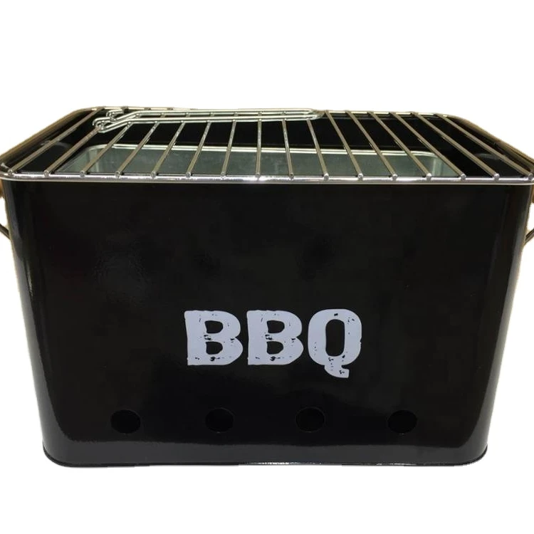 Portable Bbq Bucket Charcoal Grill Bucket Outdoor Coal Stove For
