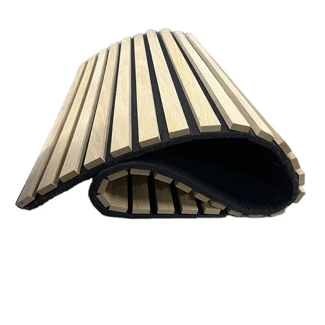 Curfed Mdf For KASARO Modern Flexible Curved MDF Wall Panels Woodupp Akupanel ...