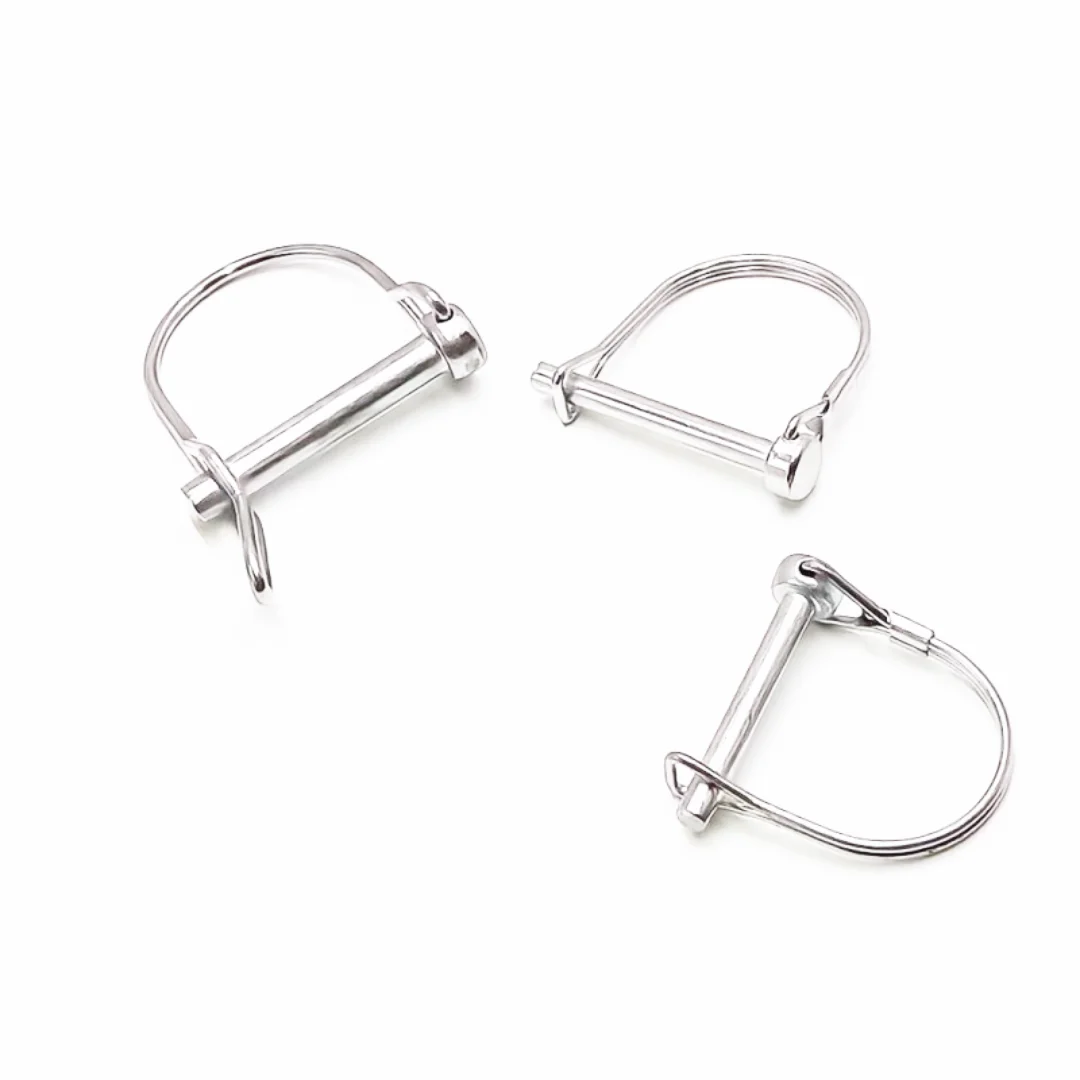 Factory Direct D-Type U-Shaped O-Shaped Diameter Opening Safety Pin Trailer Safety Hook Spring Lock Pin Quick Locking