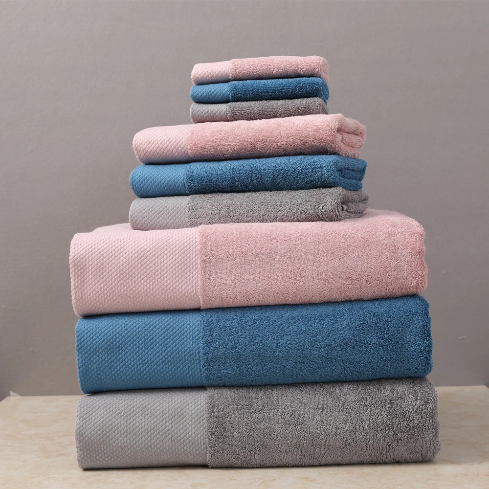 Cotton bath towel household adult men and women 70*140 large bath towel  non-hairy absorbent towel For bathroom hotels