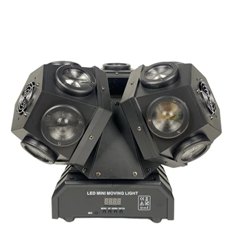 Three ball beam laser shaking head light entertainment disco stage light self-walking voice control DMX512