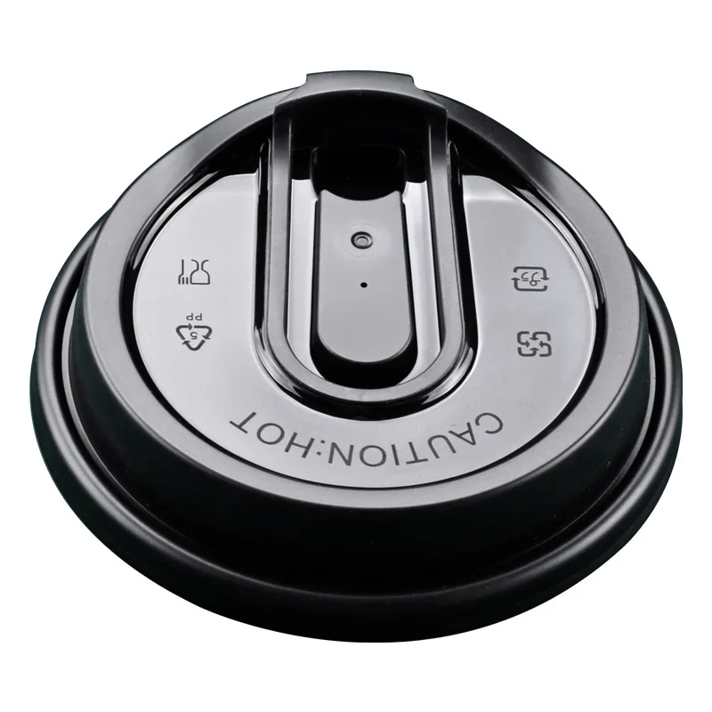 Hot-Selling Disposable 80-90mm Polypropylene Lid Heat-Resistant Plastic Cap for Hot or Cold Beverag