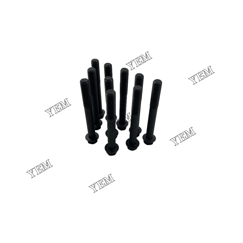 SD33 Cylinder Head Bolt for Nissan Tractor Excavator Mowers Engine Repair Parts for Nissan Cylinder Head Screw