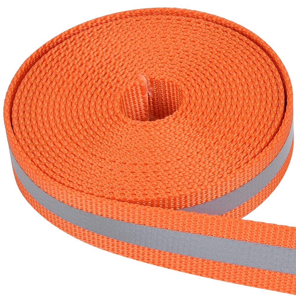 High Strength Good Color Fastness Polyester Herringbone Ribbon Webbing Woven Tape 5 Cm