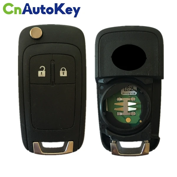 2 Button Key Remote Control for Opel Corsa D 433Mhz  PCF7941 Chip Transponder FCC ID 13271922