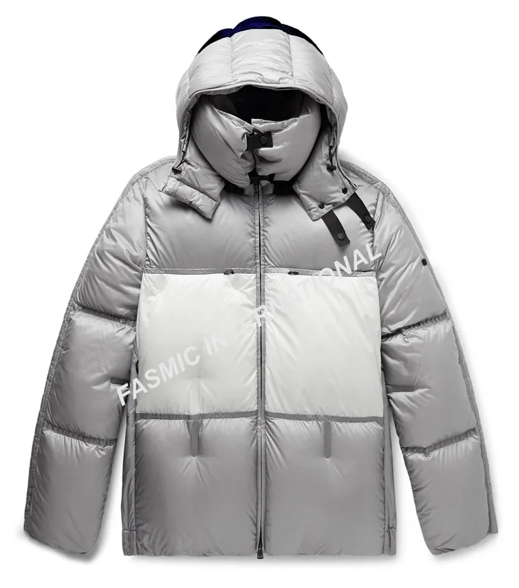 Блестящая Модная легкая зимняя ветрозащитная Мужская пузырьковая куртка стеганая с