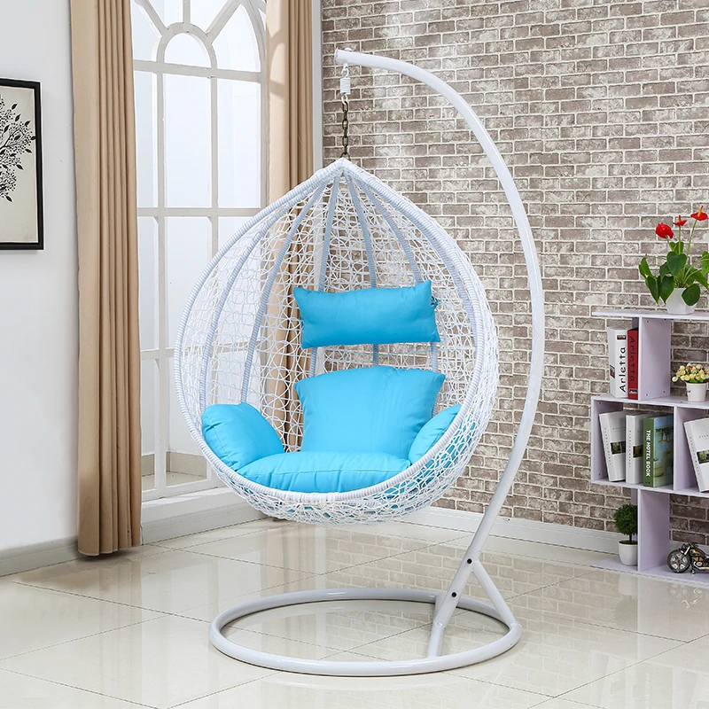 Wholesale Bird Nest Swing Seat Rattan Outdoor Egg Hanging Swing Chair