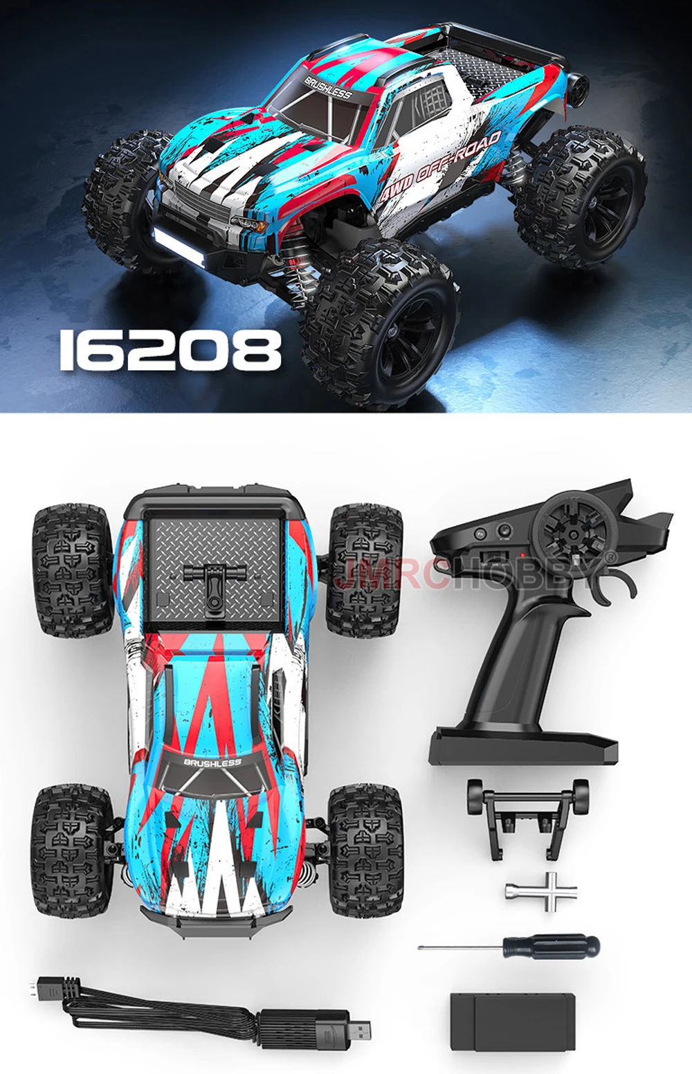 HOSHI MJX Hyper Go 16210 - High-Speed 1/16 RC Car