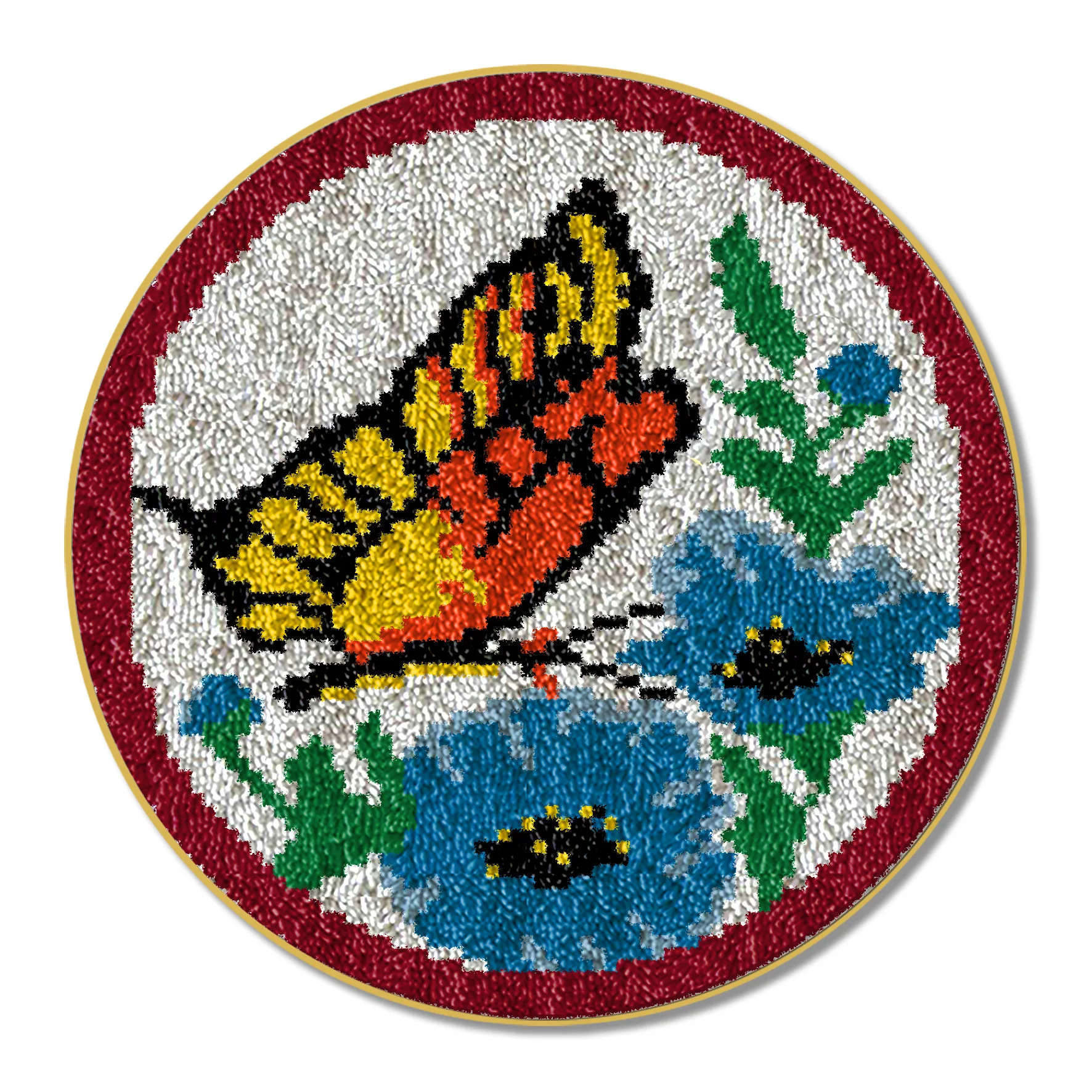 Набор ковров с 3D-сегментной вышивкой