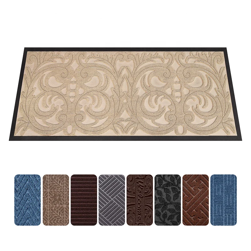Wholesale Custom Dirt Trapping Foot Scraping Rug Entrance Door