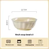 Tazón de sopa de 9 pulgadas de profundidad 1 pieza (nube de crema)
