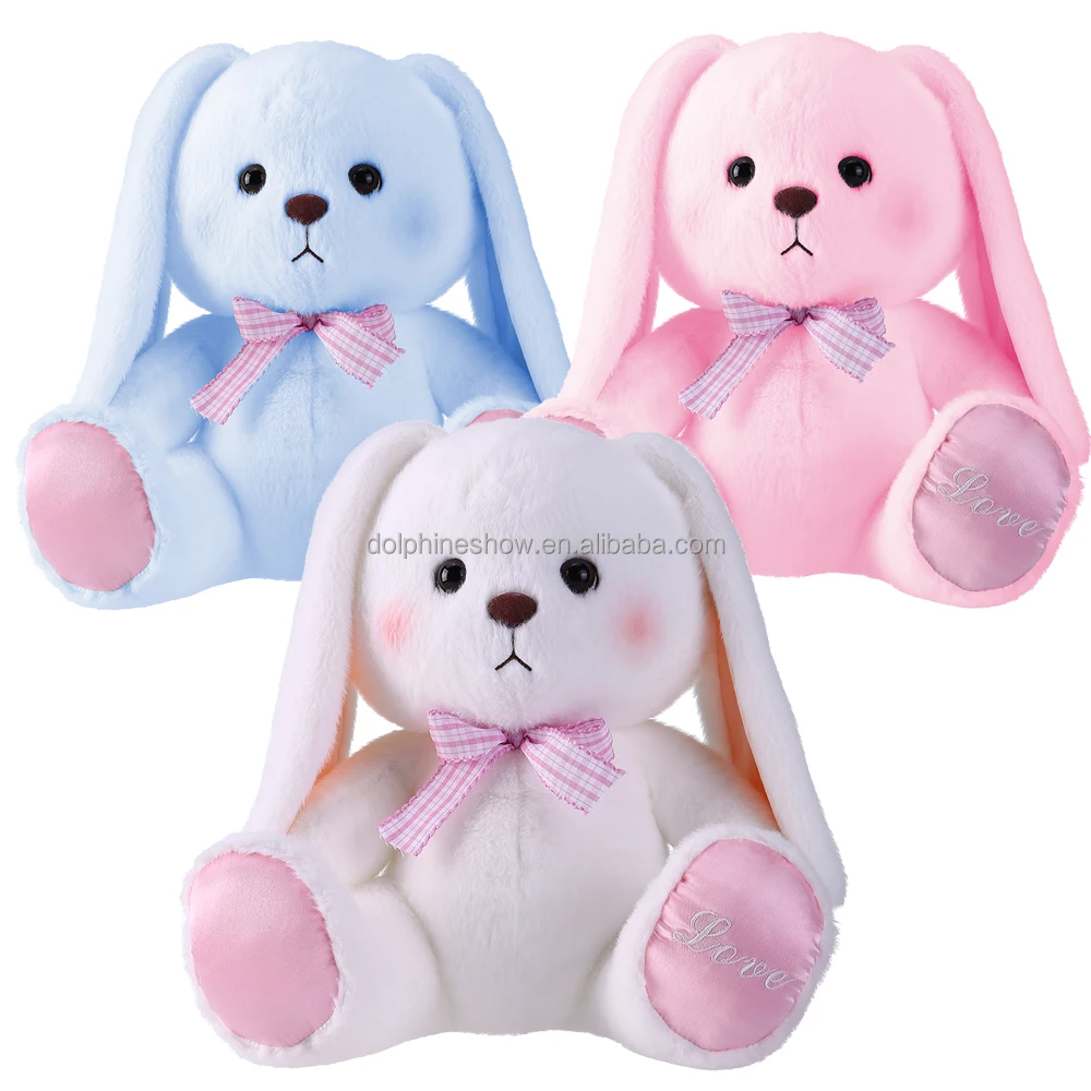 Meet EN71 Standard Cheap Plush Bunny with Pajamas Custom Cute Grey Soft Stuffed Japanese Rabbit Plush Toy