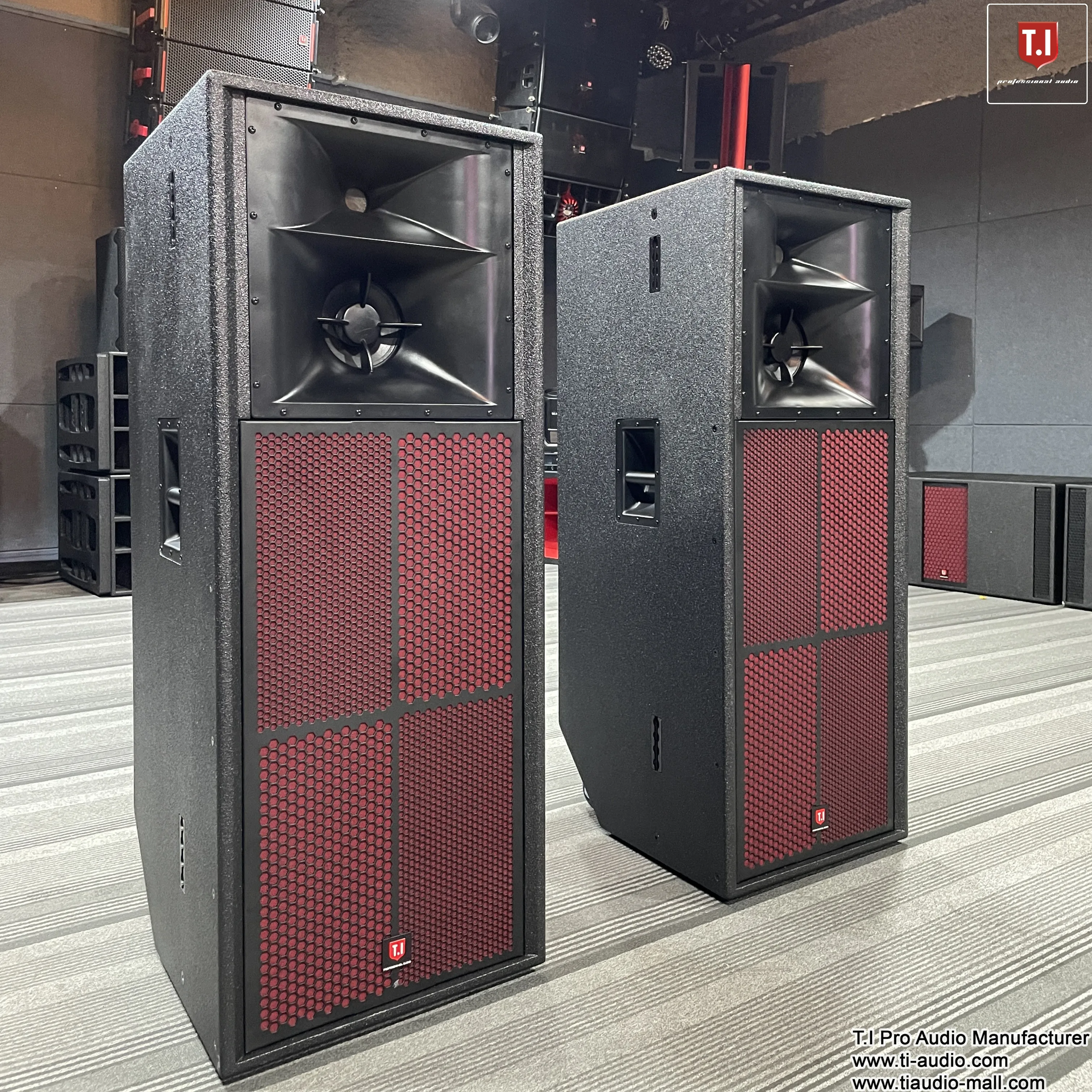 High End Dual 15 Inches Woofers Three Way Full Range Pro Speaker Power Pro  Audio Active Powered Speaker Pro Audio Pa Speaker