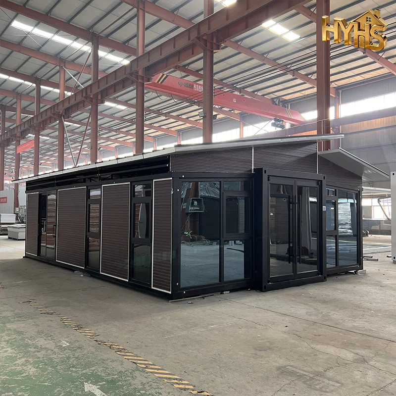 40Ft 20Ft Luxury Modern Prefab Villa 2-5 Bedrooms Foldable Expandable ...