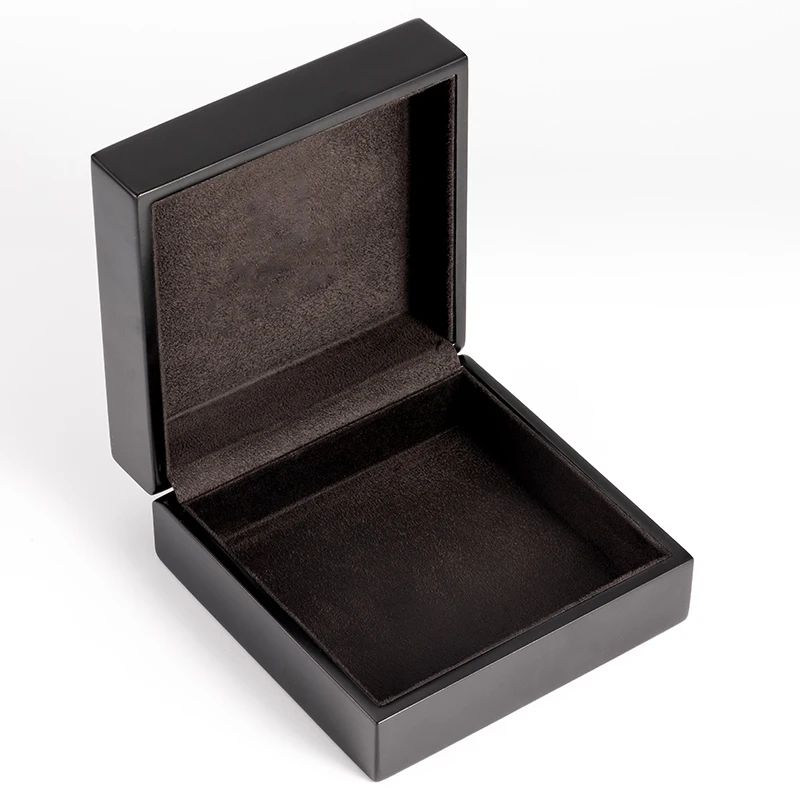 Jewelry Packaging Box Jewelry Gift Box Black Wooden High Quality Custom
