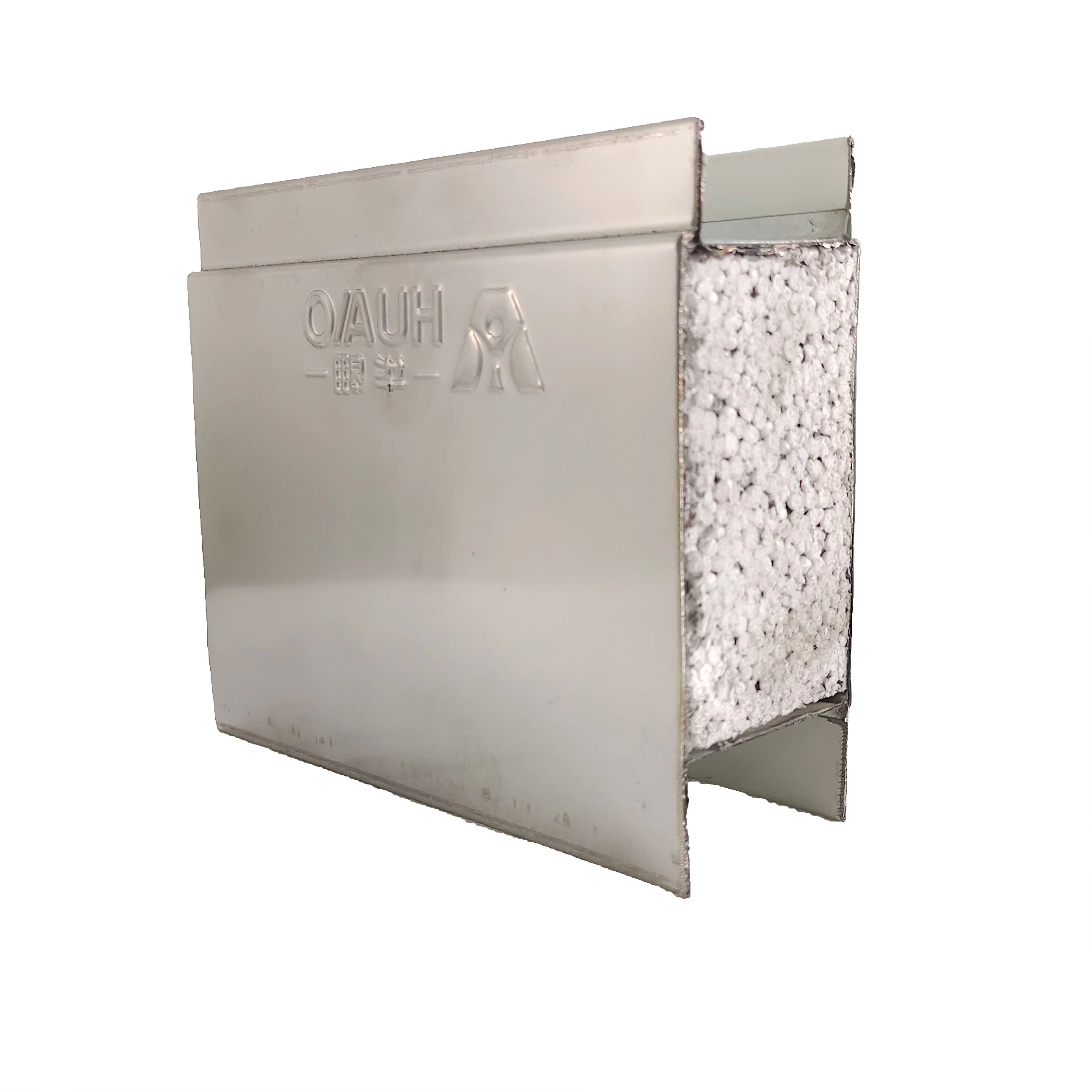 Single-sided Stainless Steel Type Fire Resistant Thermocol Insulation Board Eps Foam Boards