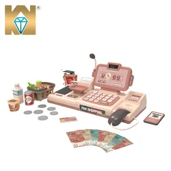 Игрушка для ролевых игр, новейшая образовательная ролевая игра, электронное распознавание речи, кассовый аппарат, игрушка для детей