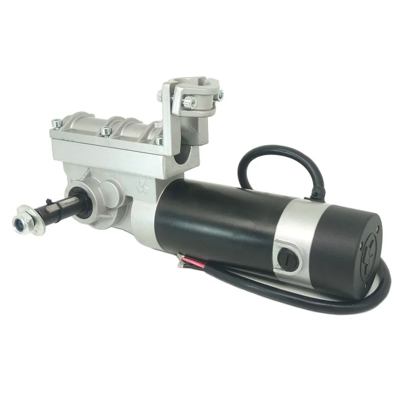 High Torque 24V DC Geared Electric Motor for Wheelchair 12V Dc 300W Power Permanent Magnet Construction Used Brush Commutation