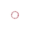 Anello con scala rossa