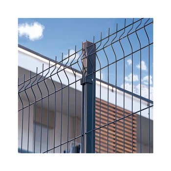 Metal Pvc Coated 3d V Bending Welded Wire Mesh Fence Panel Curved Fence For Garden Fencing