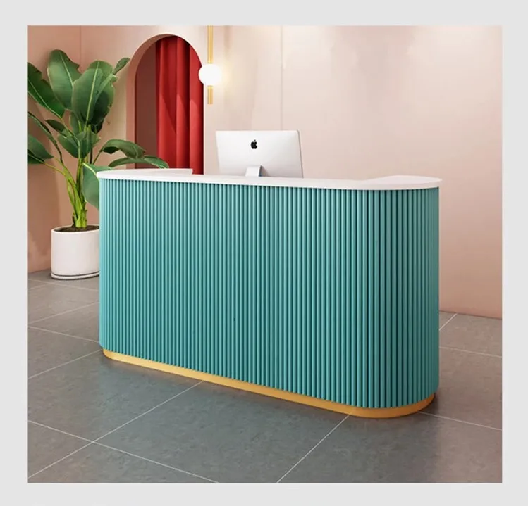 High Quality Modern Small Front Reception Desk Beauty Salon Front Desk for Boutique