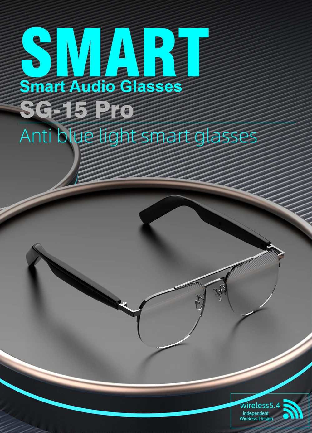 Welcome OEM Order, Factory Whole Selling Sg15 Pro Anti Blue Light Smart Glasses Bt Call Uv Protection Waterproof Outdoor Sunglasses Smart Wearable Headset 2025 - Buy 2025 Smart Glasses Smart Glasses For Men Smart Watch For Women Smart Wearable Headset