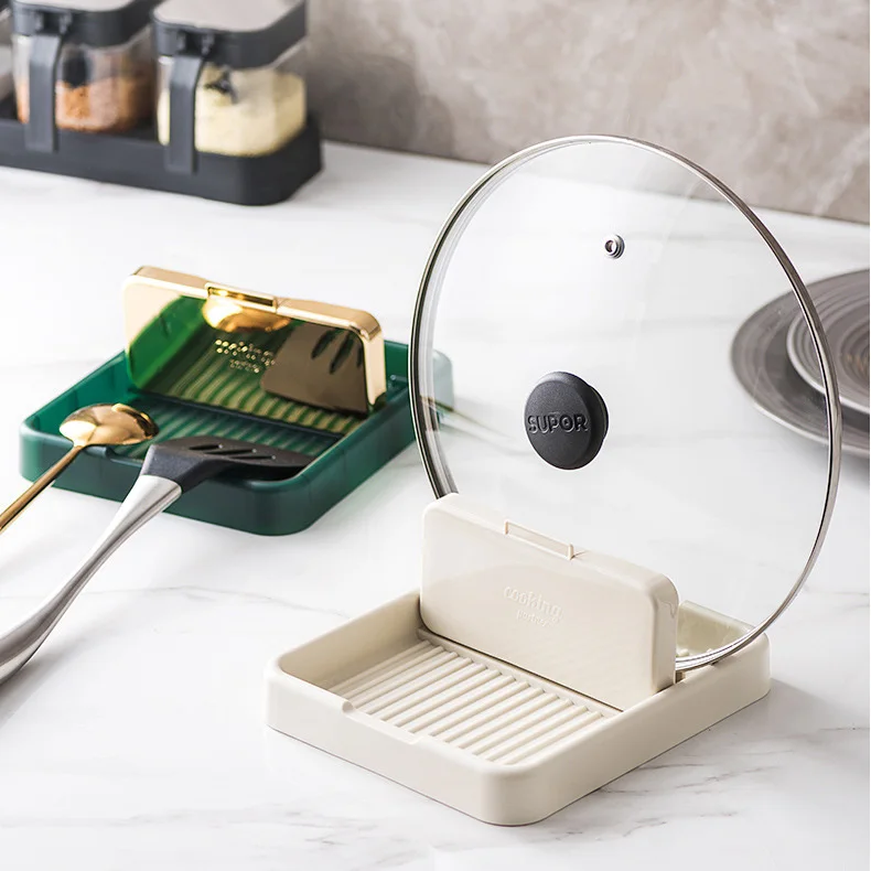 Wholesale Product Price Luxury Folding Spoon Rest Storage Rack Spoon