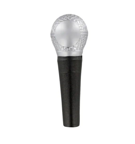 TOP Customized logo Promotional Imprinted Shape Microphone Stress Balls