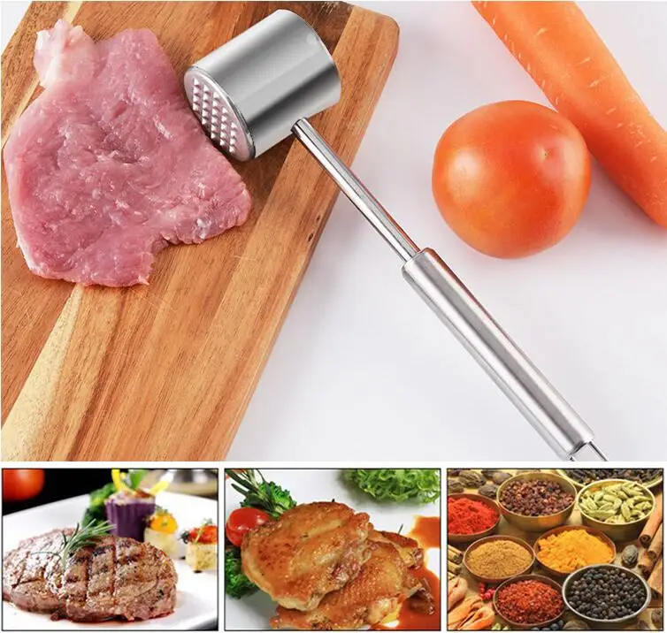 Aplatisseur De Viande Robuste, Lisse, Attendrisseur De Viande