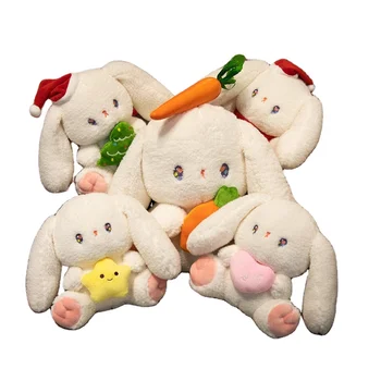 Stuffed animal toys new design 30cm Rabbit plush toys with carrots,love,feeding bottle,stars style for kid's gifts kids toys