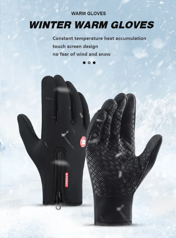 Wholesale Winter Gloves For Men Women Touchscreen Warm Outdoor Cycling Driving Motorcycle Cold