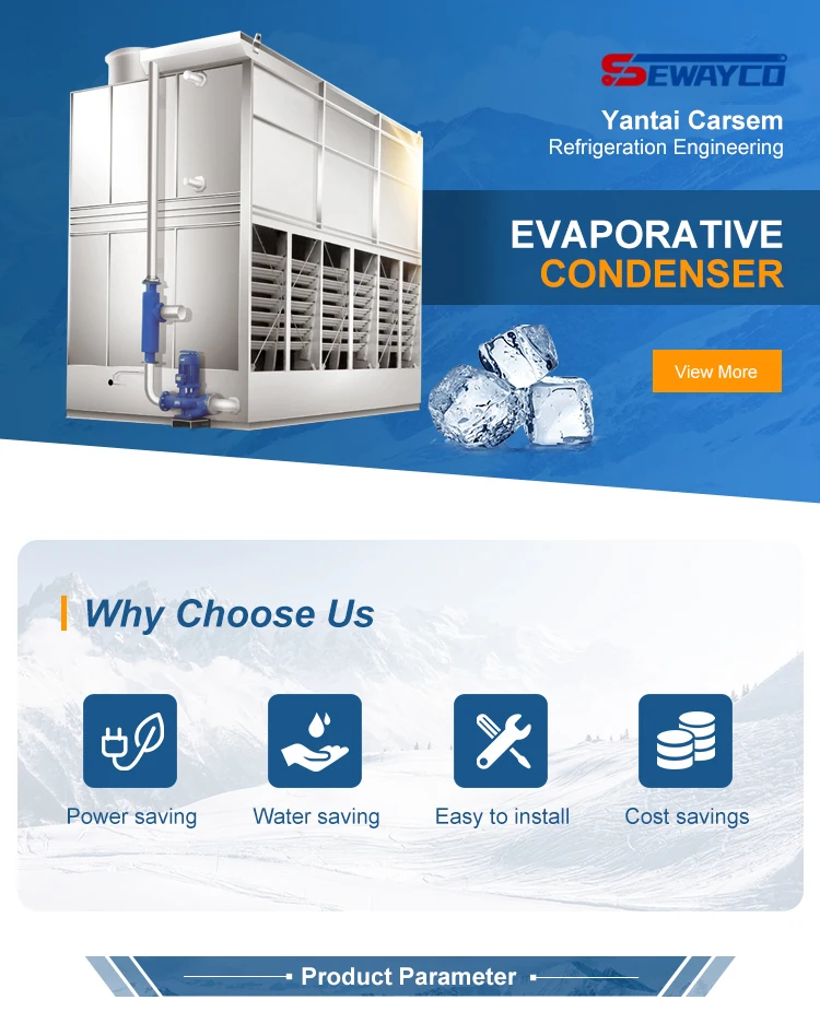Cheap Water Cold Counter Current Evaporative Condenser