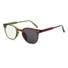 C3 light translucent green to rose-red, color-changing gray