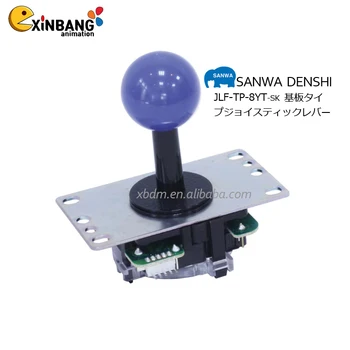 Original Sanwa JLF-TP-8YT-sk Joystick With Bubble Top For Coin Operated Machine Arcade Joystick