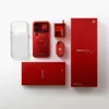 18 pro rouge transparent édition spéciale