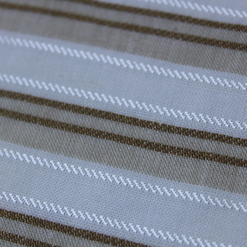 Заводская низкая цена тенсель Лен вискоза смесь ткани пряжа окрашенная полосатая ткань