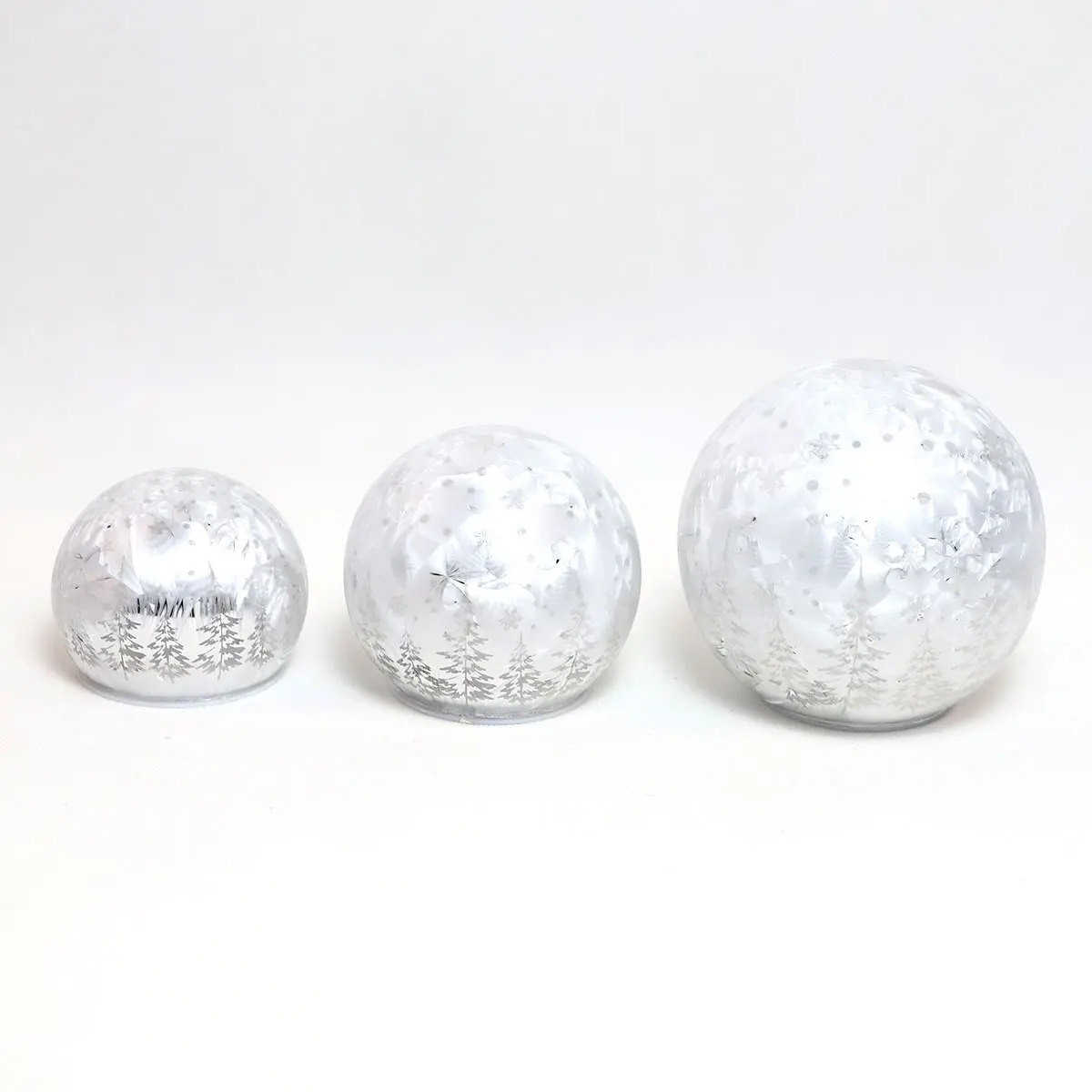 glass christmas decoration fillable glass ball ornaments satin christmas glass ball 150mm