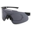 Monture noire C1, verres gris foncé