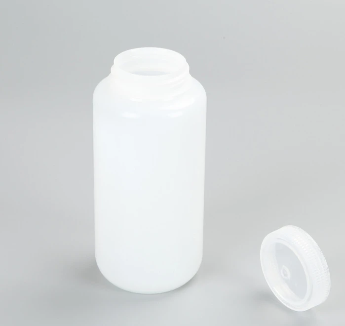 1000 мл пластиковая бутылка для хранения для грузовой автомобиль для перевозки химических жидкостей, пробирка химические реагенты для поставки лаборатории пустой горячий широкого рта пластичная бутылка для реагента