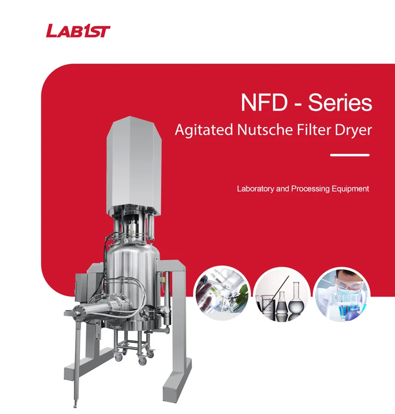 Lab1st Agitated Nutsche Filter Dryer for Solid Liquid Separation