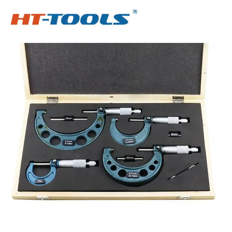 Micrometer Rig Customized Outside Micrometers Sets with High Accuracy Stainless Steel ...