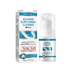 Aligner Cleaning Foam for Clear Trays/Aligners. Cleans, Kills Bacteria, Whitens Teeth & Fights Bad Breath