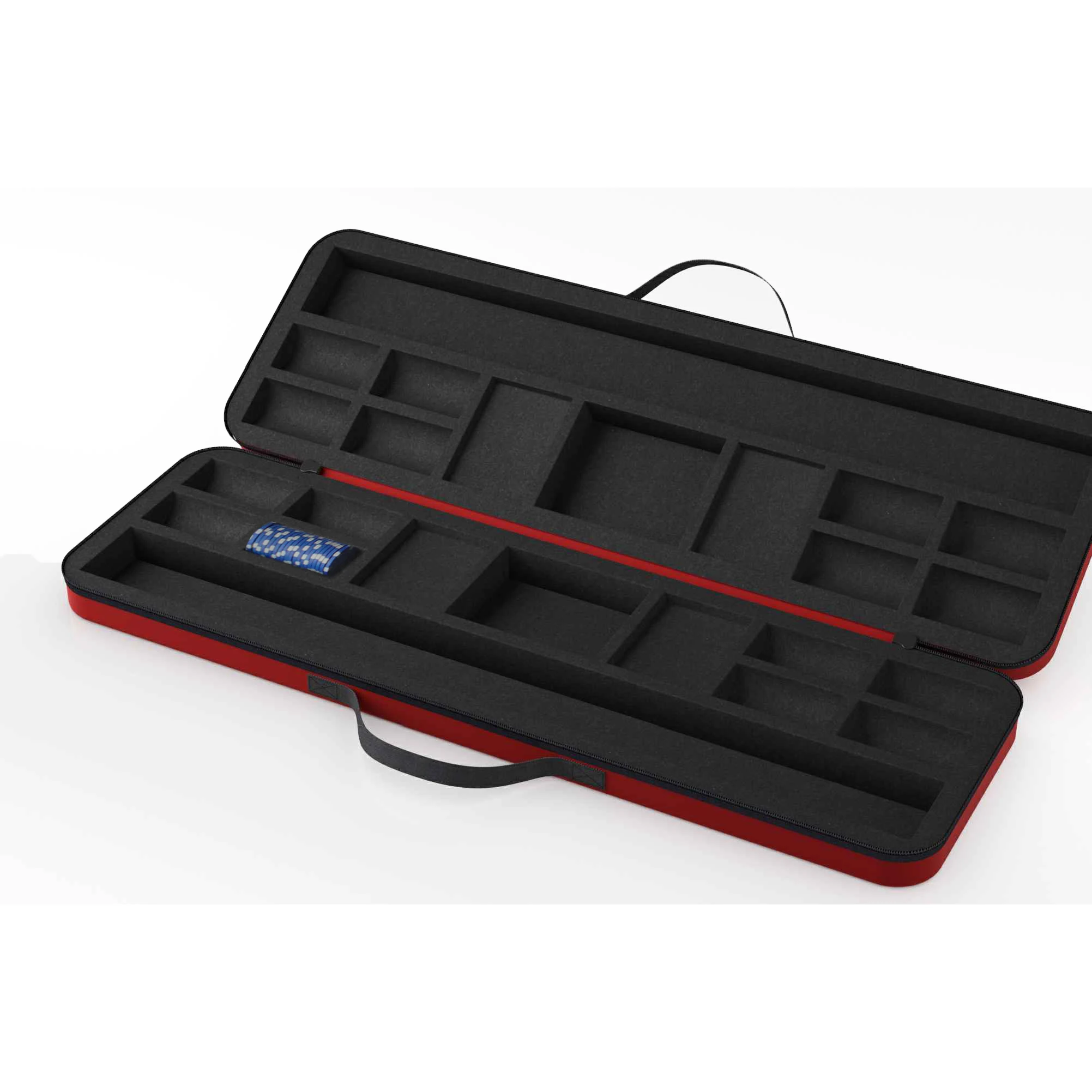 Пользовательские казино хранения EVA Глины Покер Чипсы набор кейс лоток