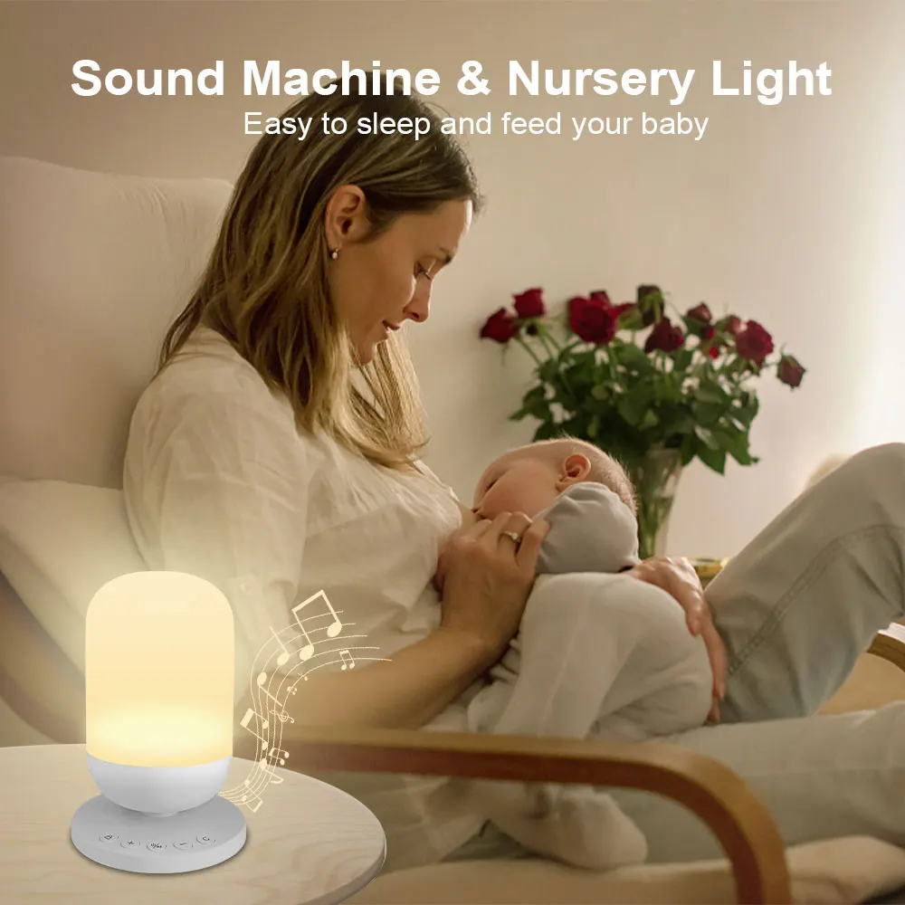 App Control Portable Mini White Noise Sleep Helping Machine Pink Noise ...