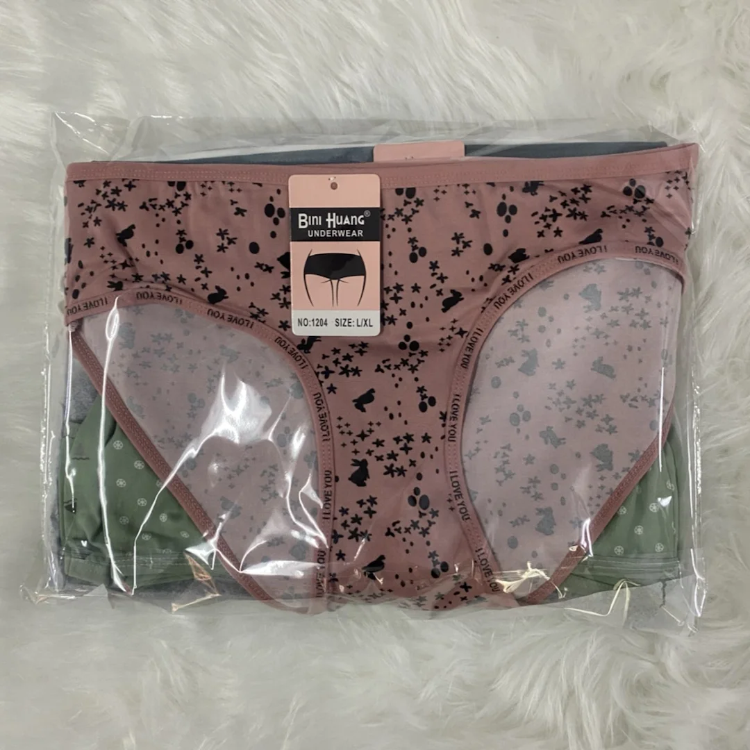 Hot Selling Mixed Designs Stocklot Women Girlunderwear Cheap Lady