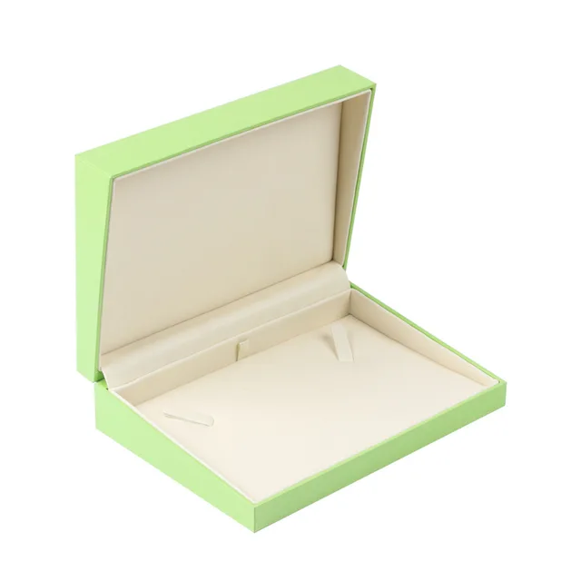 Leather-filling Paper Square Luxurious Jewelry Storage Box with Customization for Rings Pendants Bracelets Necklaces