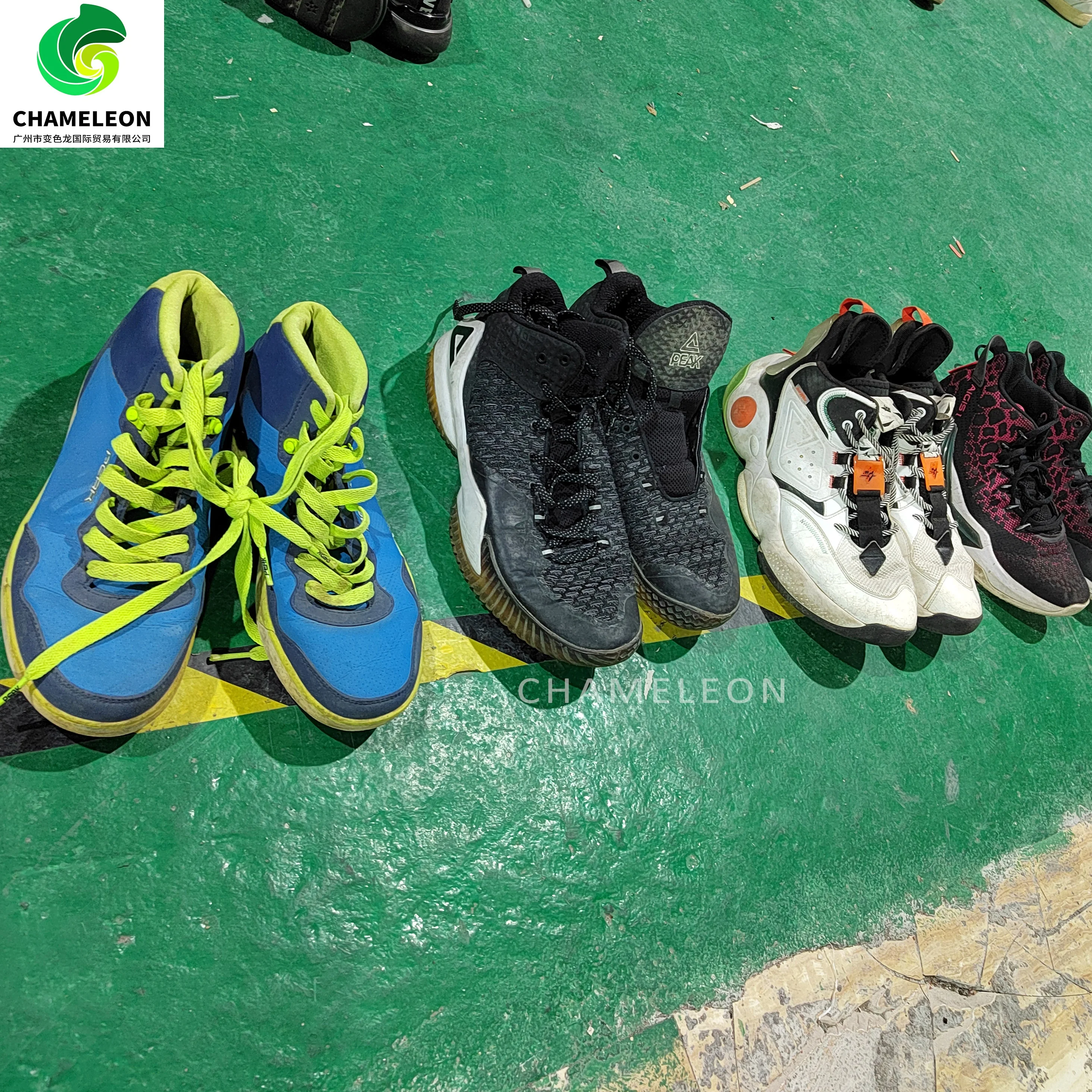 Breathable Sports Shoes Men Big Size Second Hand Basketball Shoes In
